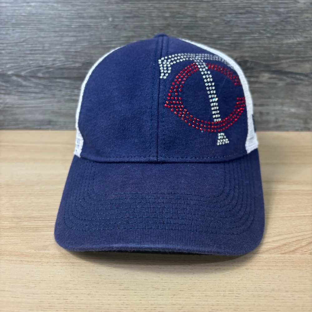 Minnesota Twins Hat Cap Strap Back Womens Blue MLB Baseball Adjustable New Era‎